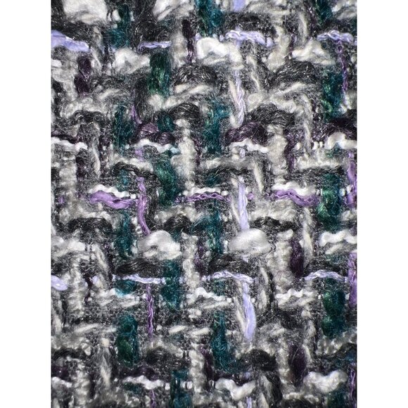 Carolina Herrera Wool Blend Tweed & Knit Dress Size 4 – Classic & Elegant - Picture 7 of 15